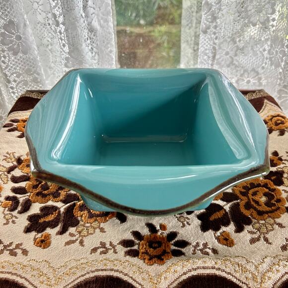 Southern Living at Home Tuscan Toscana Collection Teal Square Baking Dish - Picture 1 of 12